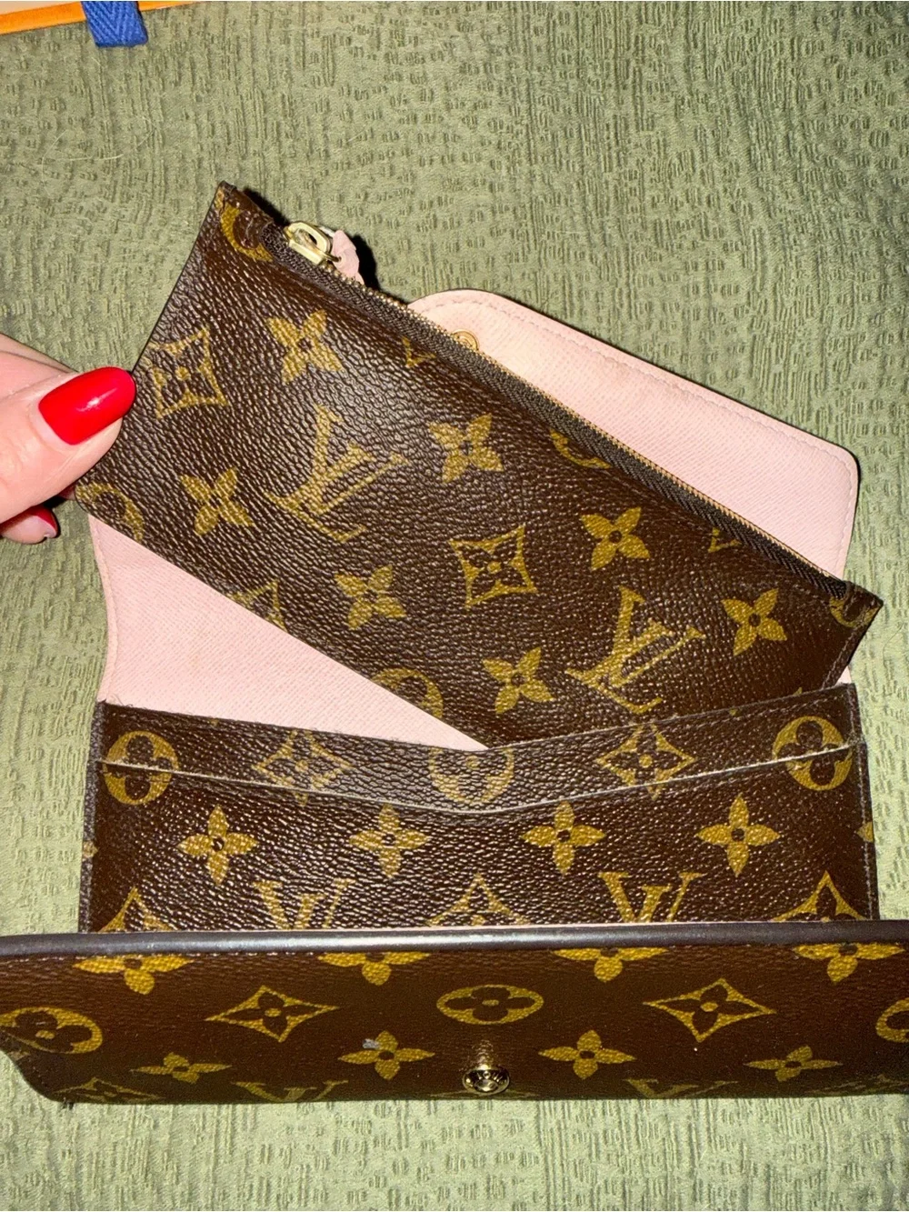 Louis Vuitton Josephine Monogram Envelope Wallet